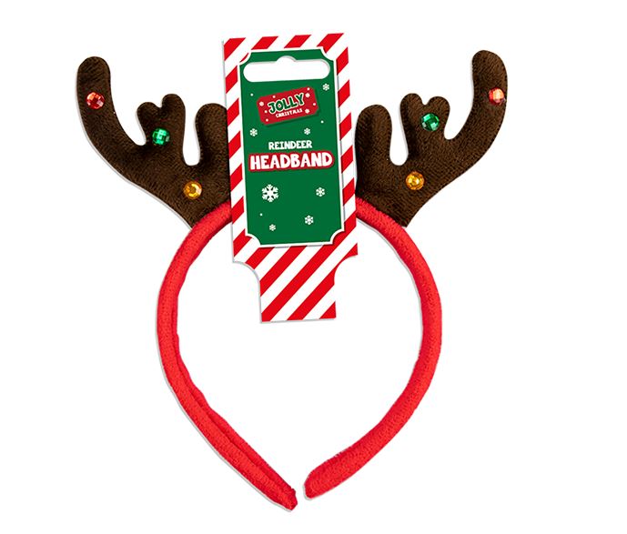 Reindeer Headband - Click Image to Close