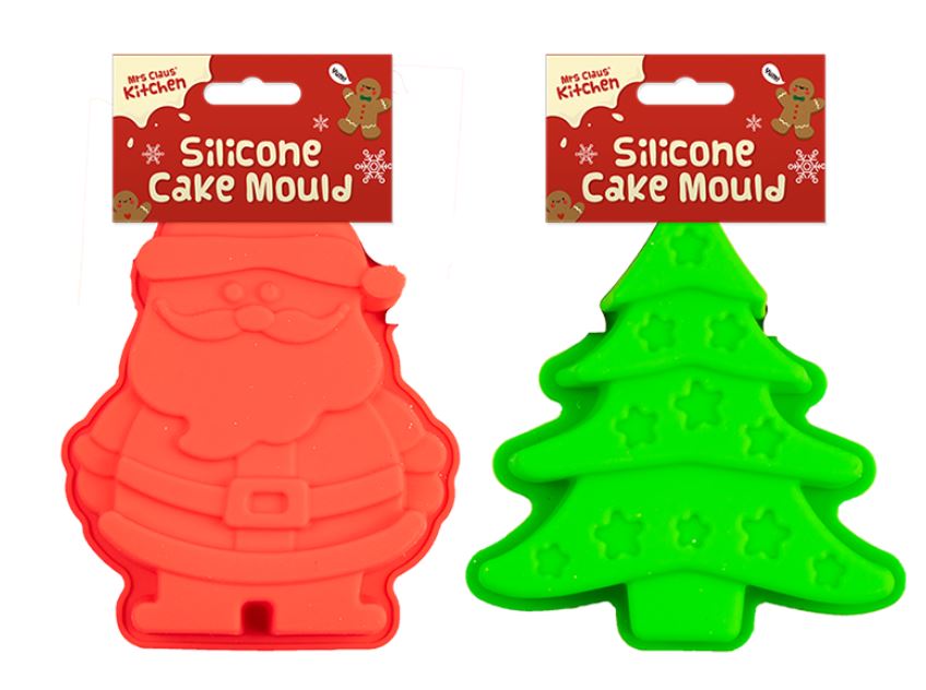 Xmas Silicone Cake Mould - Click Image to Close