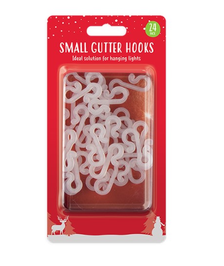 Small Gutter Hooks 24 Pack - Click Image to Close