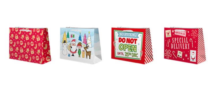 Christmas Cute Luxury Large Gift Bag ( Assorted Designs ) - Click Image to Close