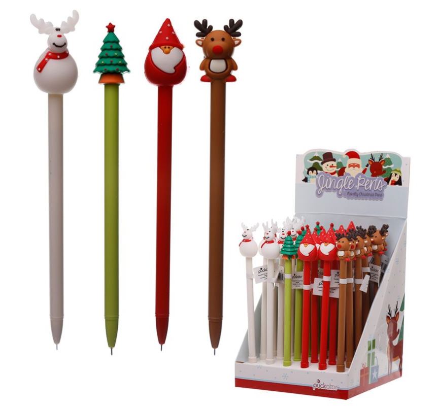 Festive Friends Christmas Pen - Click Image to Close