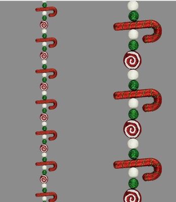 Candy Cane Garland 1.5m