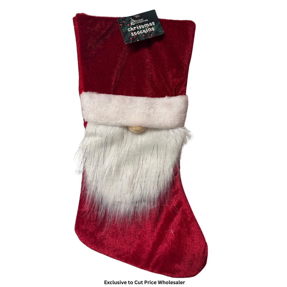 Red Gonk Stocking 19cm x 45cm - Click Image to Close