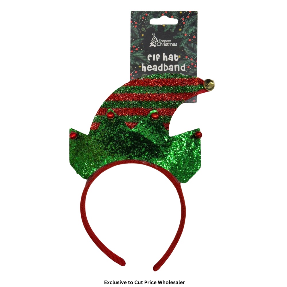 Elf Hat Headband 16 x 24cm - Click Image to Close