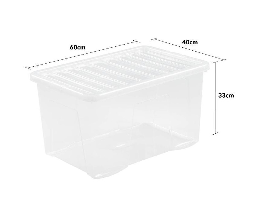 Wham Crystal 60L Box And Lid - Click Image to Close