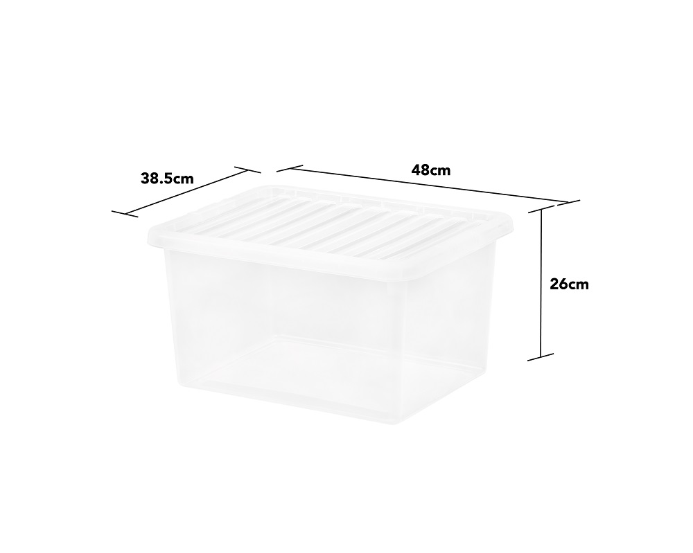Wham Crystal 37L Box And Lid - Click Image to Close