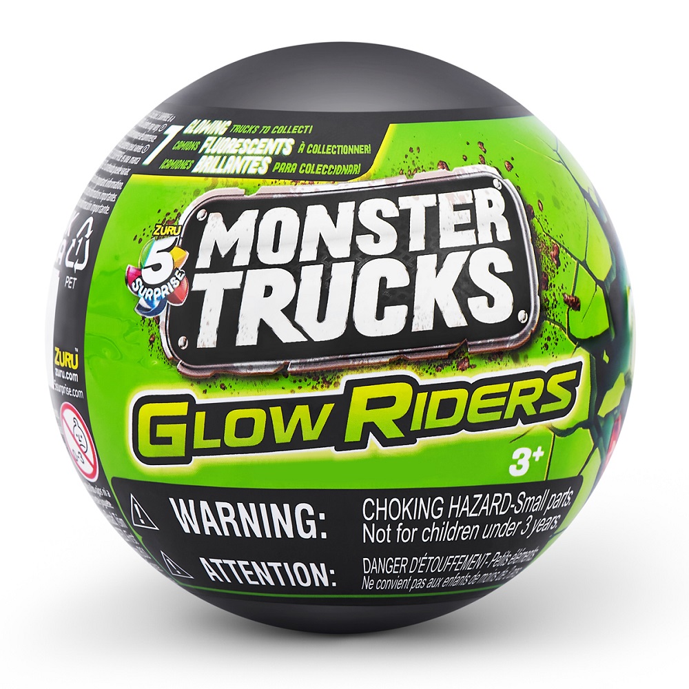 Surprise Monster Truck Glow Rider Mystery Capsule - Click Image to Close